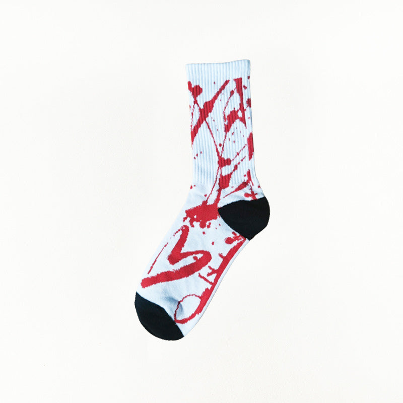 Couple Sports Mid Tube Cotton Socks