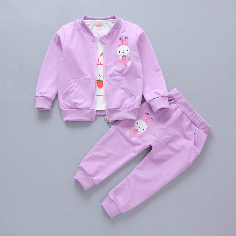 Children's Hoodie Casual Pants Suit