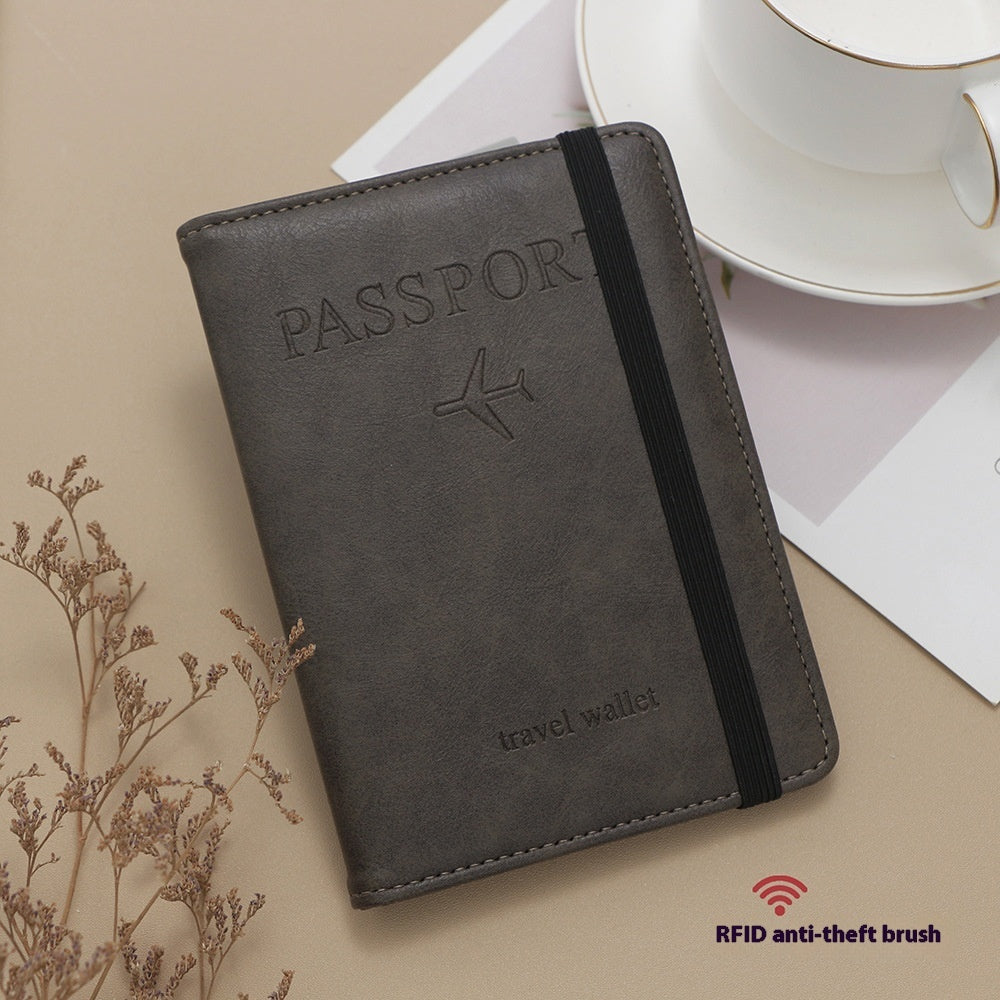 RFID Passport Holder Multi-function Passport Cover SIM Card