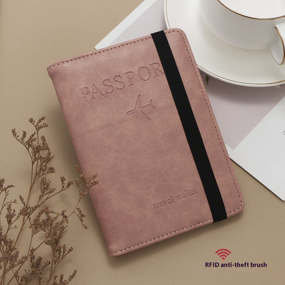 RFID Passport Holder Multi-function Passport Cover SIM Card