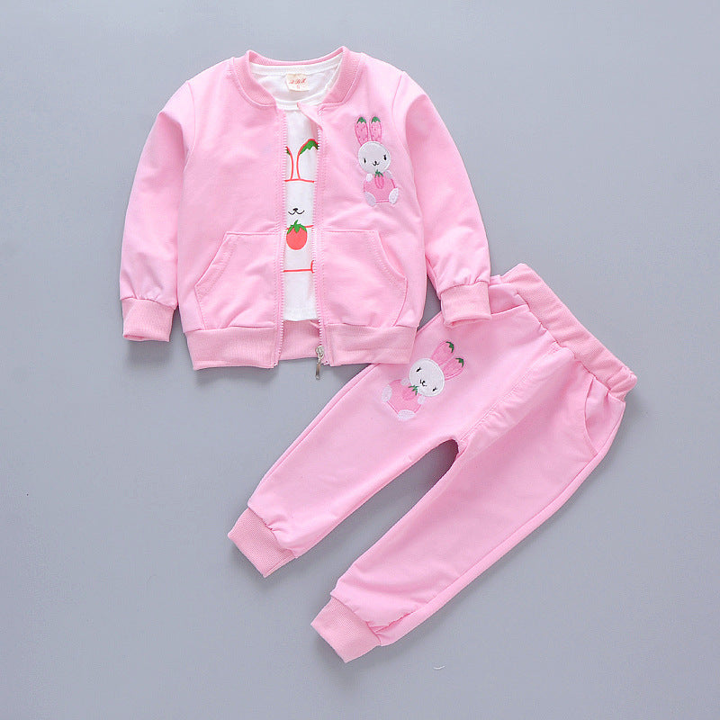 Children's Hoodie Casual Pants Suit