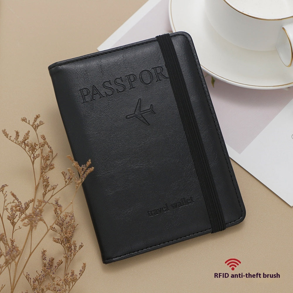 RFID Passport Holder Multi-function Passport Cover SIM Card